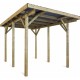 Carport en bois Evolution 1 - 5.10 x 3.40 m