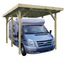 Carport en bois pour camping car - 3.40 x 7.60 m - 25.84 m²