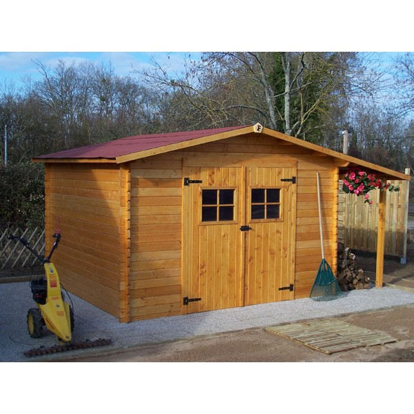 Abri de jardin en bois emboité avec bûcher VENDEE (Livré ~ Photo Abri De Jardin En Bois Abri de jardin en bois emboité avec bûcher VENDEE (Livré ~ Photo Abri De Jardin En Bois