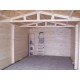 Garage en bois 28 mm 3.50 x 5.40 m (Livré et monté)