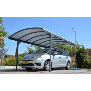 Carport en aluminium Delage (290x499x240cm)