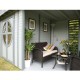 Abri de jardin Summerhouse RELAX en bois peint - 9.28 m2