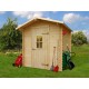 Abri de jardin HALLE en bois 4.32 m2 Ep. 19 mm