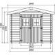 Abri de jardin en bois HANNOVER 5.57 m2