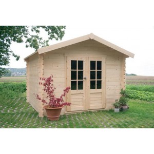 Abri de jardin en bois CHOLET 4.71 Ep. 28 mm