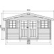 Abri de jardin bois SION 13.7 m2 Ep.28 mm