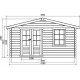 Abri de jardin en bois THUN 13.7 m2 Ep. 28 mm